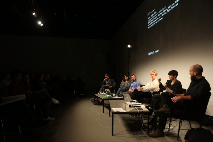 Impression of "Machine Research – Interfaces", transmediale 2017