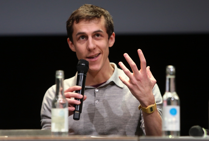 Daniel Rourke at the panel "Singularities", transmediale 2017