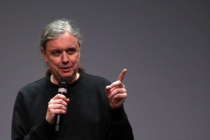 Steve Kurtz at the Keynote Conversation "Strange Ecologies: From Necropolitics to Reproductive Revolutions", transmediale 2017