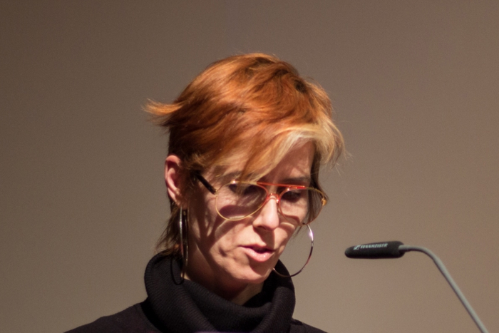 Diann Bauer at "On subversion and beyond: Reconsidering the politics of resistance and interference", transmediale 2017.