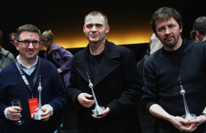 Winners of the transmediale.07 Award: Tim Shore, Herman Asselberghs & Antoine Schmitt