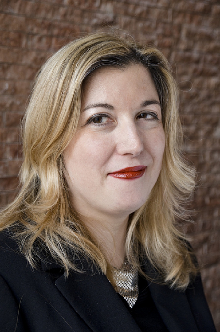 Portrait of Tatiana Bazzichelli, curator of a new transmediale initiative called reSource for transmedial culture for transmediale 2012