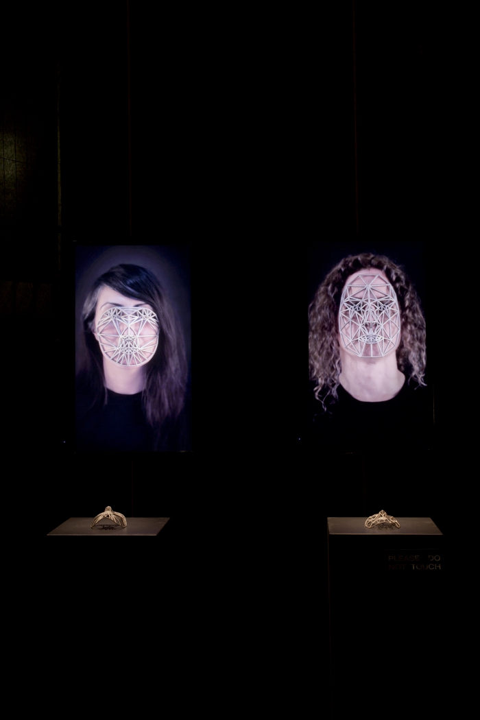 Face Cages by Zach Blas, exhibited at transmediale 2015 CAPTURE ALL.