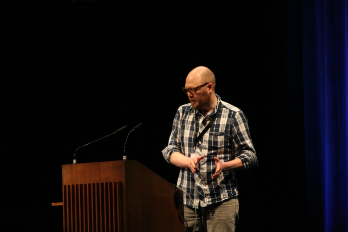 Jacob Lillemose at "What Was the User?", transmediale 2013 BWPWAP.