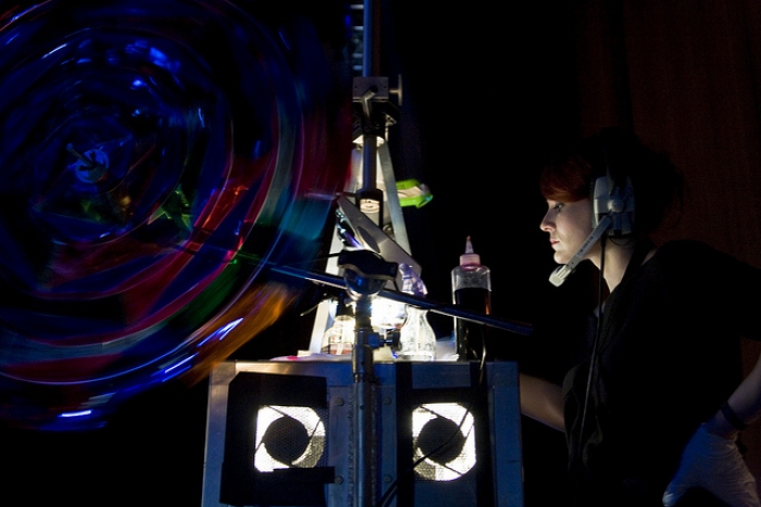 Joshua Light Show ft. Oneohtrix Point Never, transmediale 2012 in/compatible.