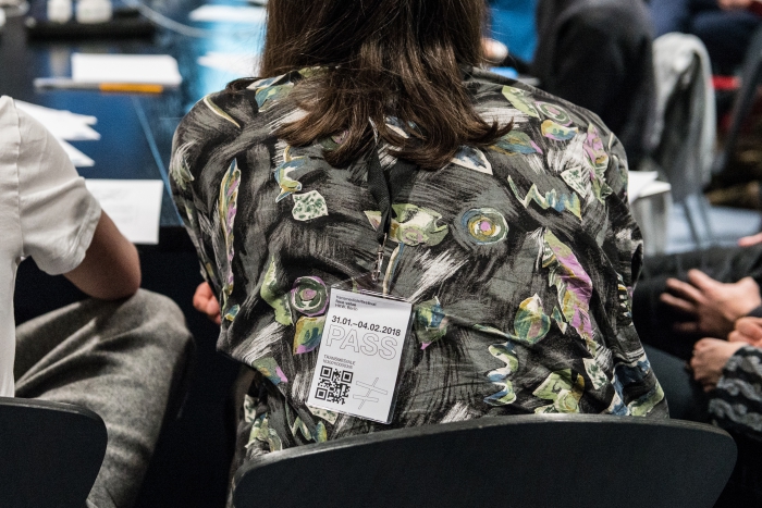 Impression of transmediale 2018 face value