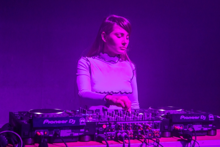 Rugile during her DJ Set