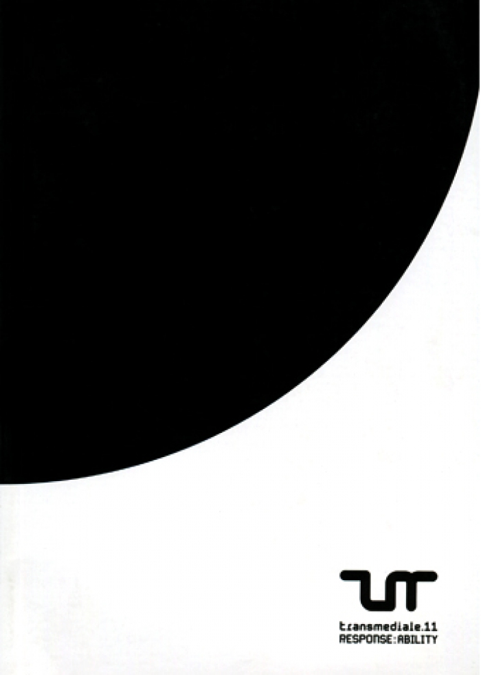 Cover Programmbuch transmediale.11 RESPONSE:ABILITY
