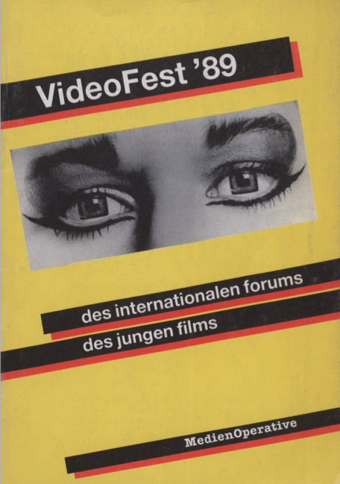 Cover program booklet VideoFest '89 des internationalen forums des jungen films