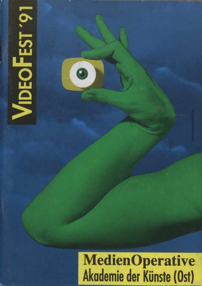 Cover program booklet VideoFest '91