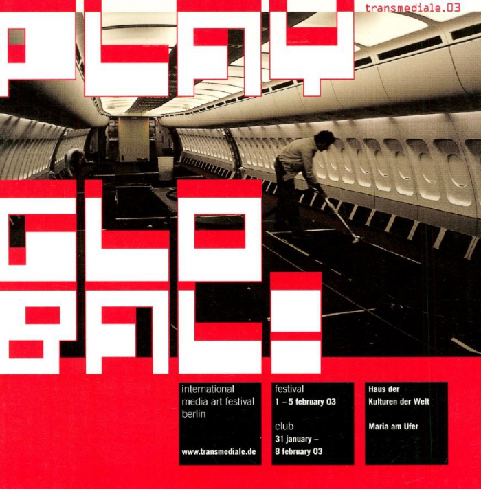 Cover program booklet transmediale.03 PLAY GLOBAL!