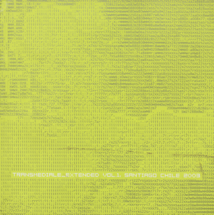 Cover transmediale_extended vol.1 santiago - chile 2003